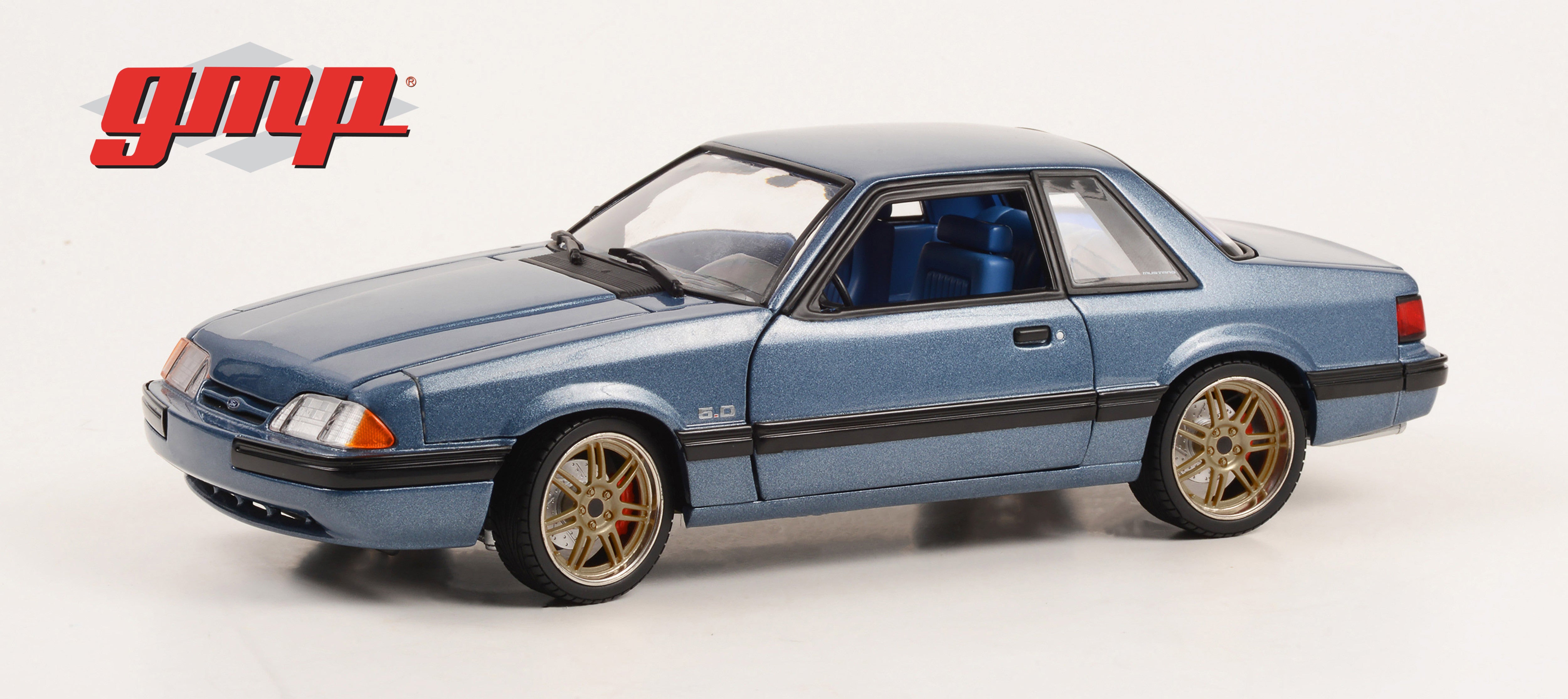 GMP 1:18 Detroit Speed, Inc. 1989 Ford Mustang 5.0 LX - Medium Shadow