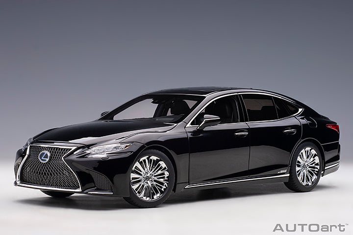 AUTOART 1/18 Lexus LS 500h (black/black interior) 78868 – YomaCarModel