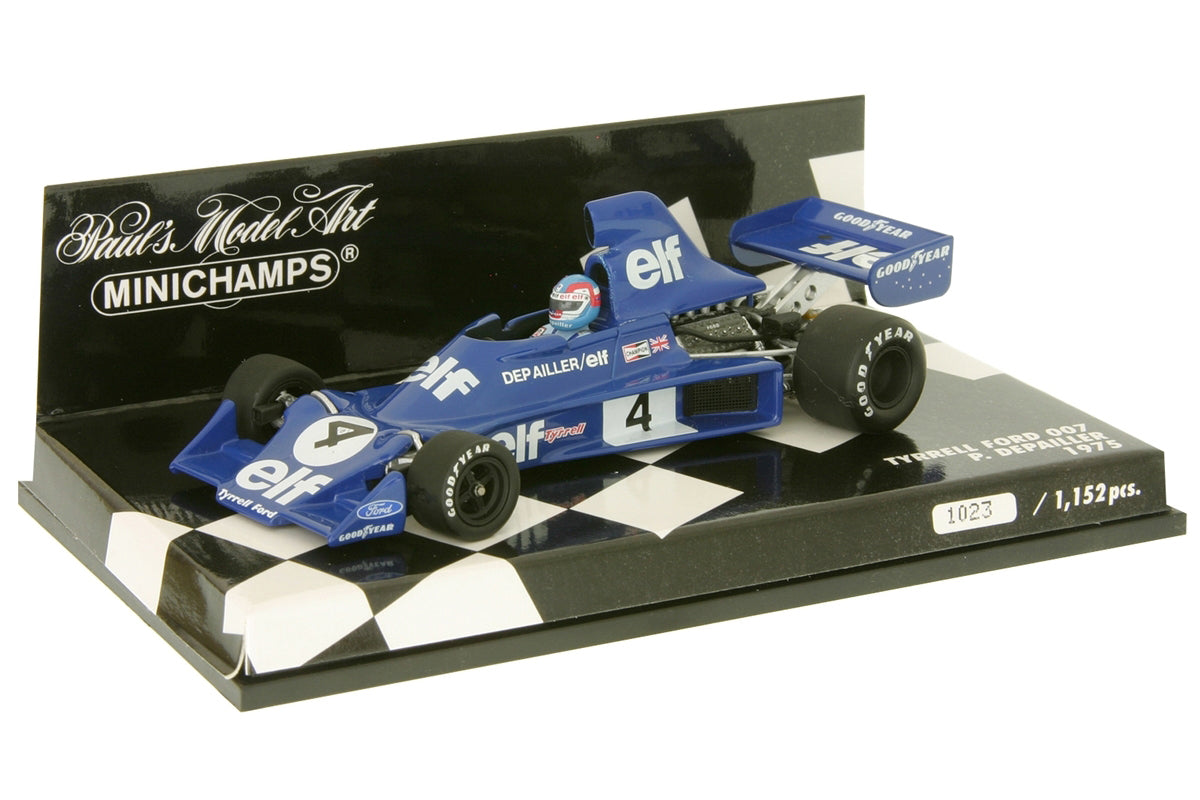 Minichamps 1:43 Tyrrell Ford 007 #4 Patrick Depailler 1975 400750004