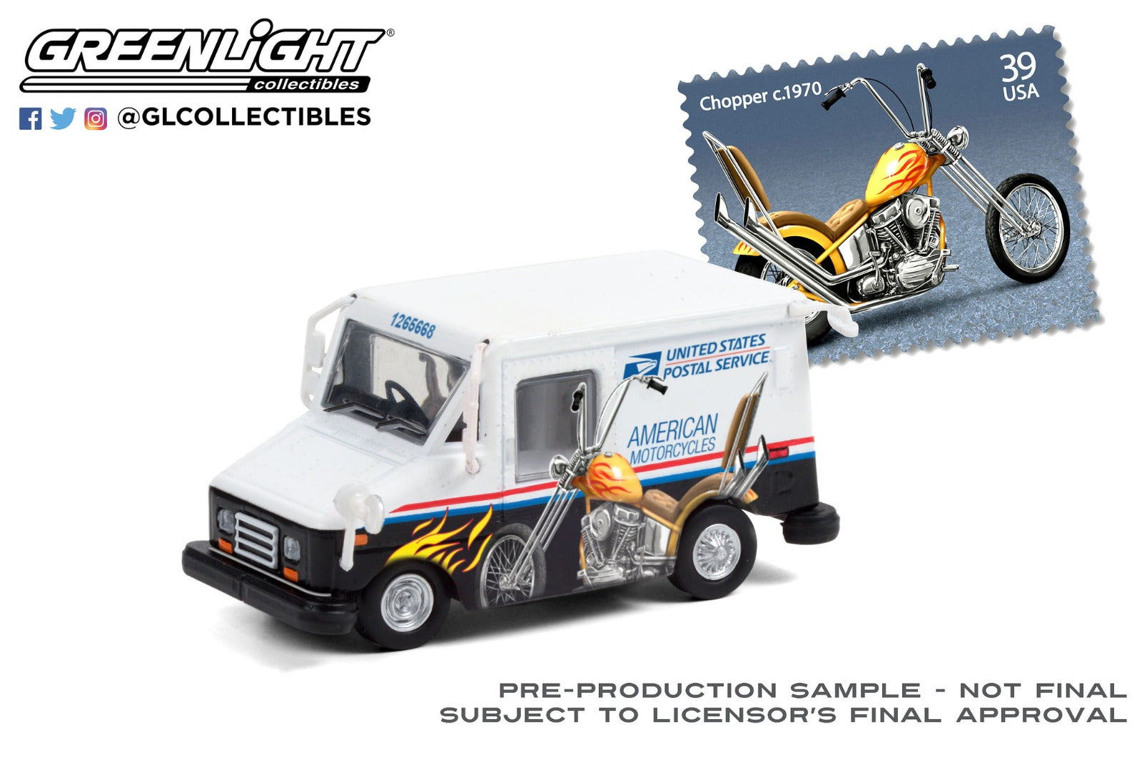 Greenlight 1 64 Diecast Model Delivery Vehicle USPS Long Life