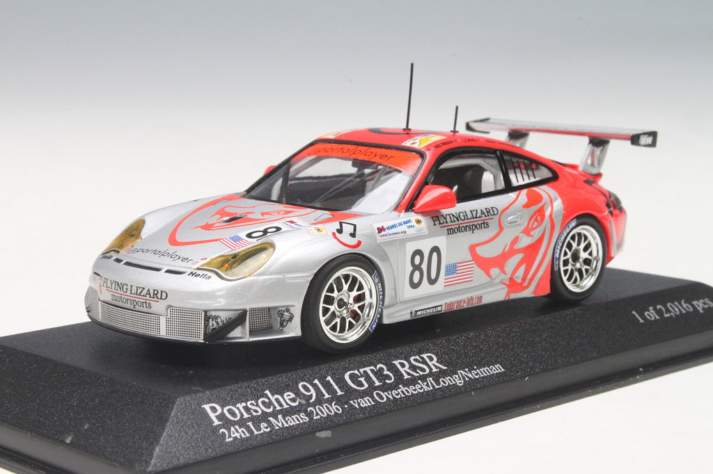 Minichamps 1:43 Porsche 911 GT3 RSR Flying Lizard Motorsports #80 Le Mans  24Hrs 2006 400066480