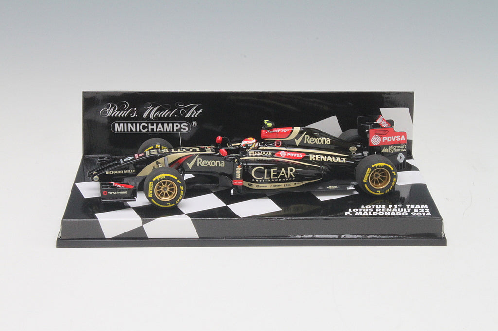 Minichamps 1:43 Lotus F1 Team Renault E22 Pastor Maldonado #13 F1