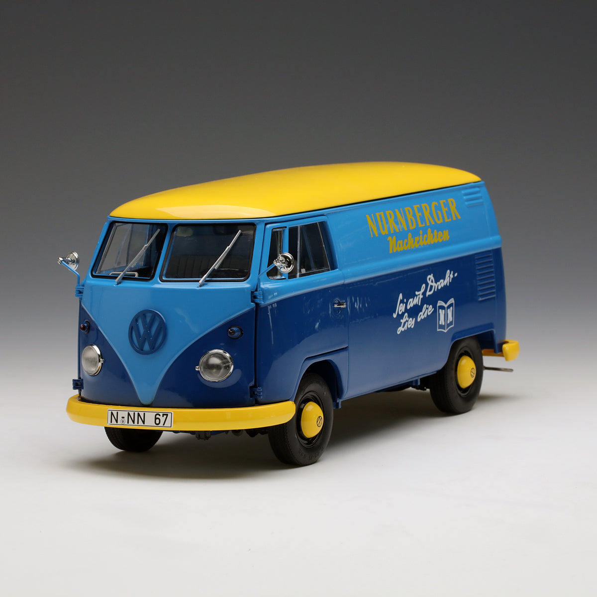 【国産好評】SCHUCO 1:18 Volkswagen T1 NURNBERGER Blue 乗用車