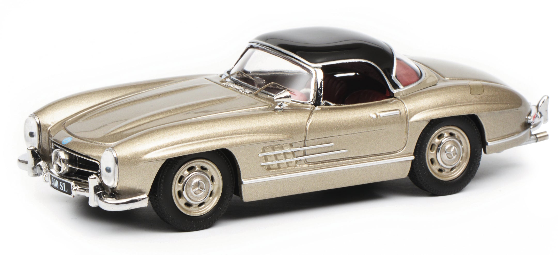 Schuco 1/43 Mercedes-Benz 300 SL Roadster with Hardtop champagner blac