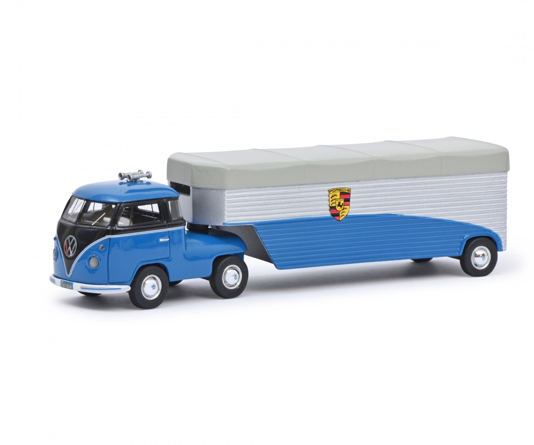 Schuco 1:64 Volkswagen T1 Continental Motors Porsche Transporter 452001500