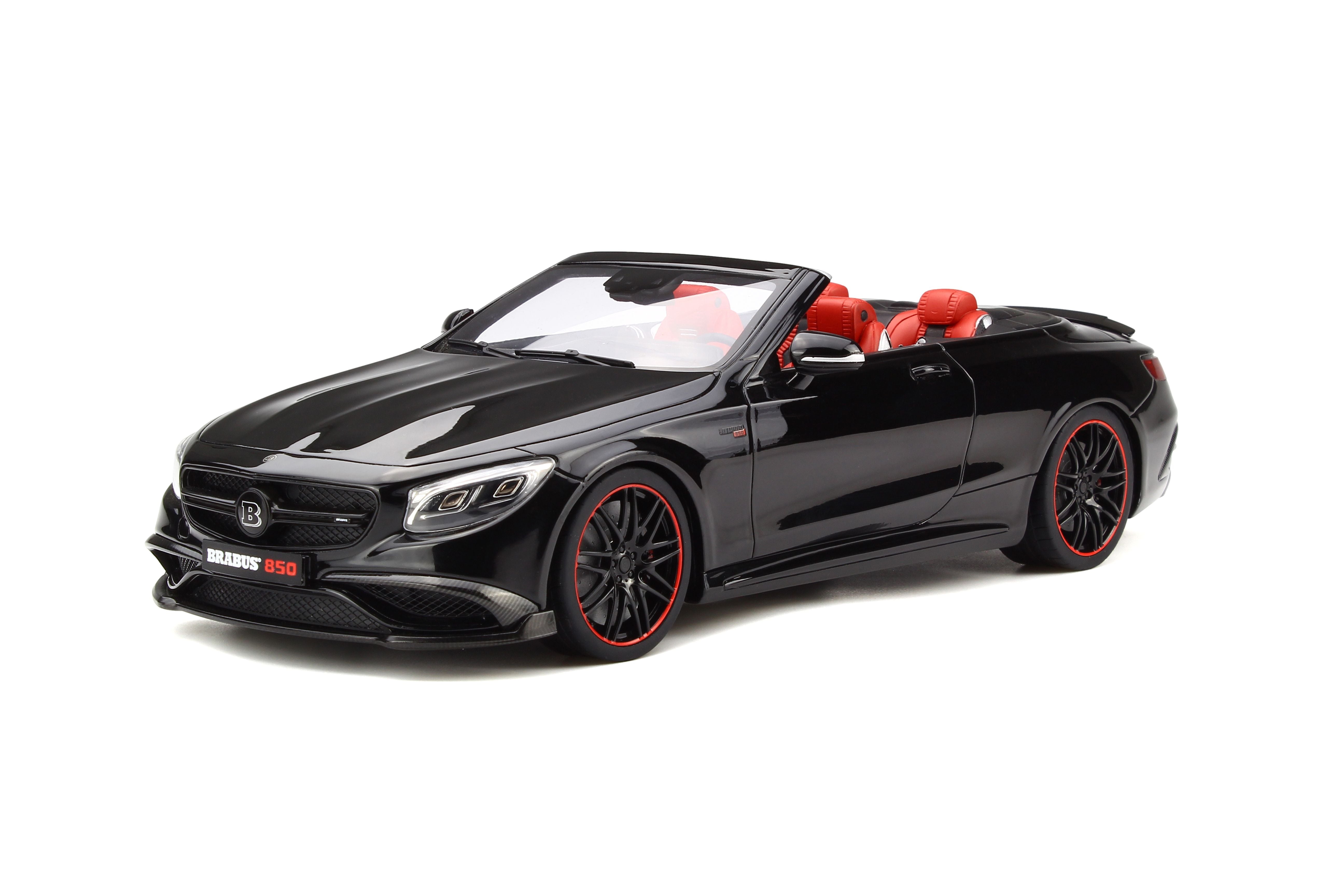 GT Spirit 1/18 Mercedes-Benz Brabus 850 S Class cabriolet Black 