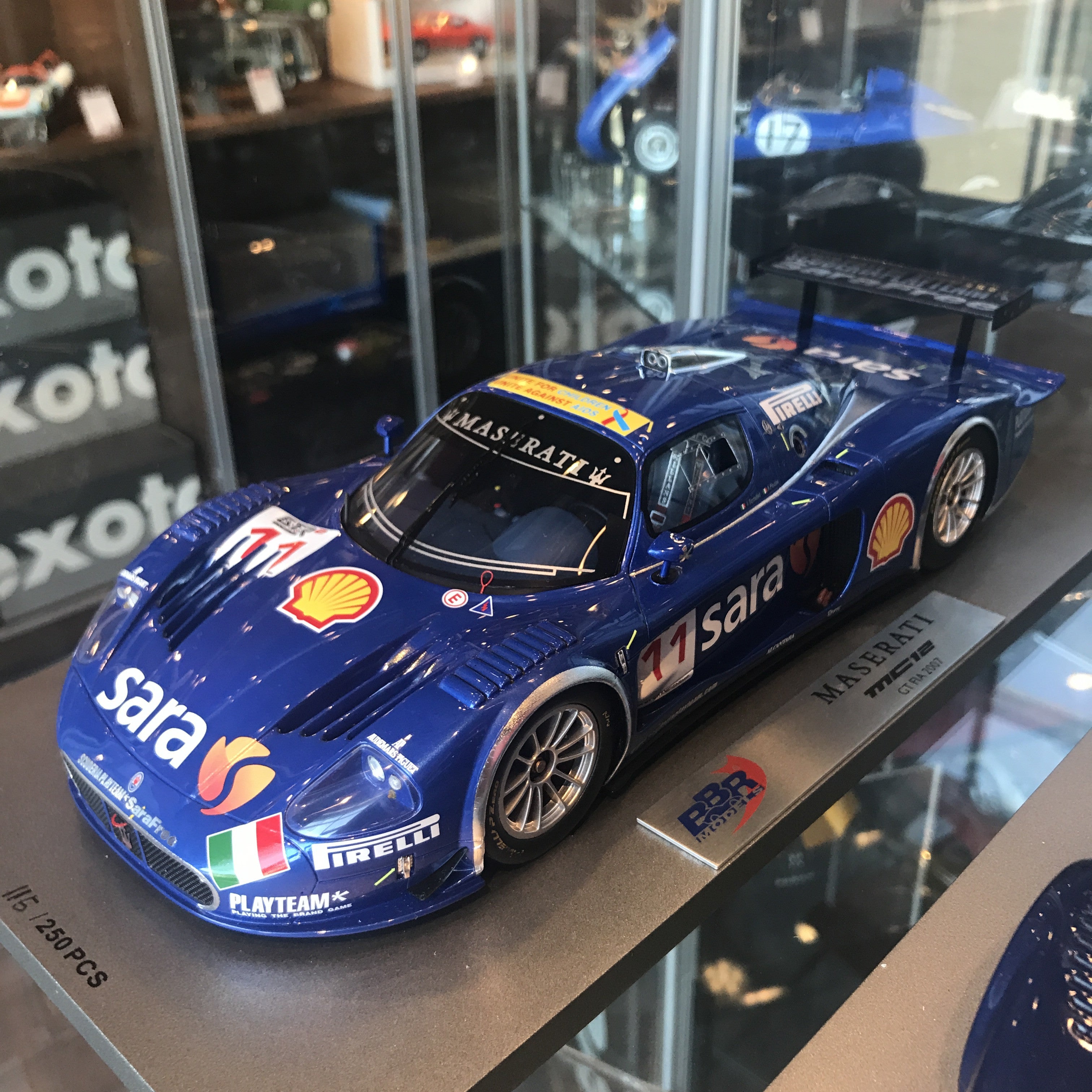 BBR 1/18 Maserati MC12 GT FIA 2007 Playteam #11 P1807 – YomaCarModel