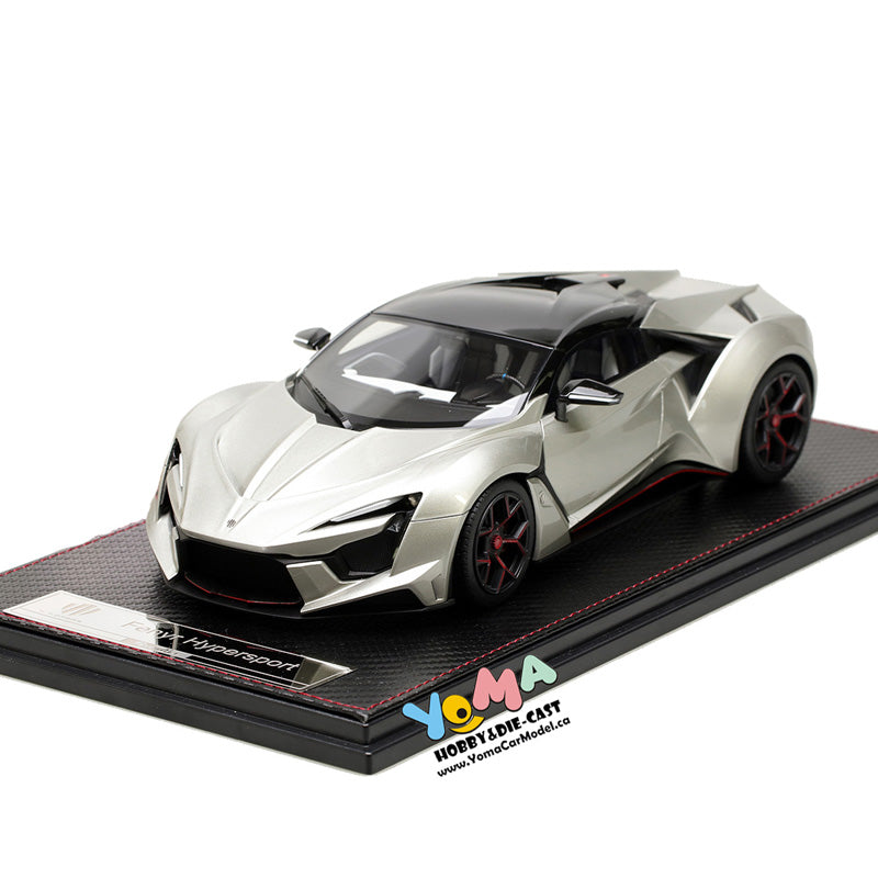 Frontiart SophiArt 1:18 W Motors Fenyr Supersport after Lykan Silver S –  YomaCarModel