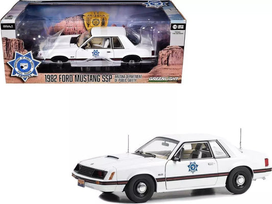 GreenLight 1:18 1982 Ford Mustang SSP - Arizona Department of Public Safety 13677