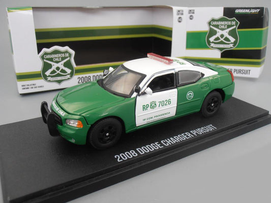 GreenLight 1:43 2008 Dodge Charger Police - Carabineros de Chile 86596