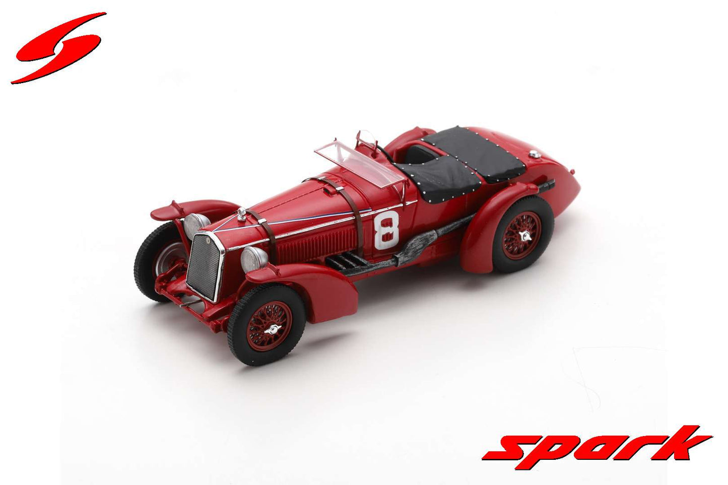 Spark 1:43 Alfa Romeo 8C #8 Winner 24H Le Mans 1932 R.Sommer - L.Chinetti  43LM32