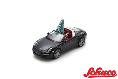 Schuco 1:43 Porsche 911 Carrera 4 GTS Targa Christmas Edition 2023 450720600