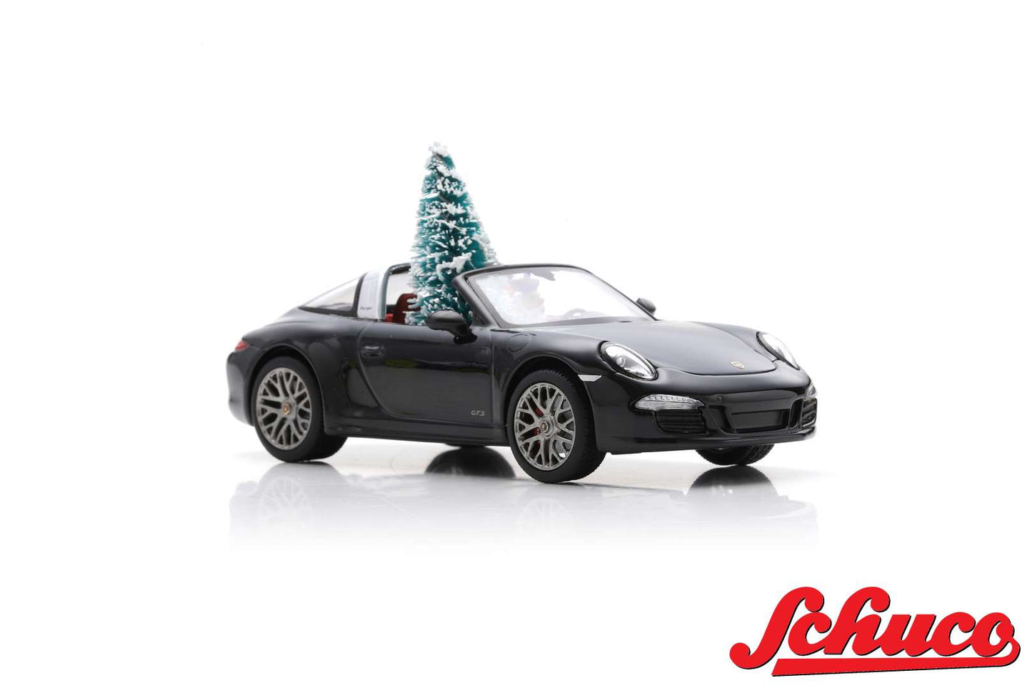 Schuco 1:43 Porsche 911 Carrera 4 GTS Targa Christmas Edition 2023 450720600