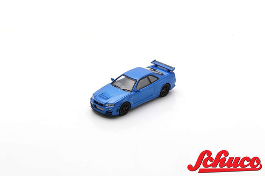 Schuco 1:64 Nissan GT-R R34 Z-tune Nismo Blue 452033700