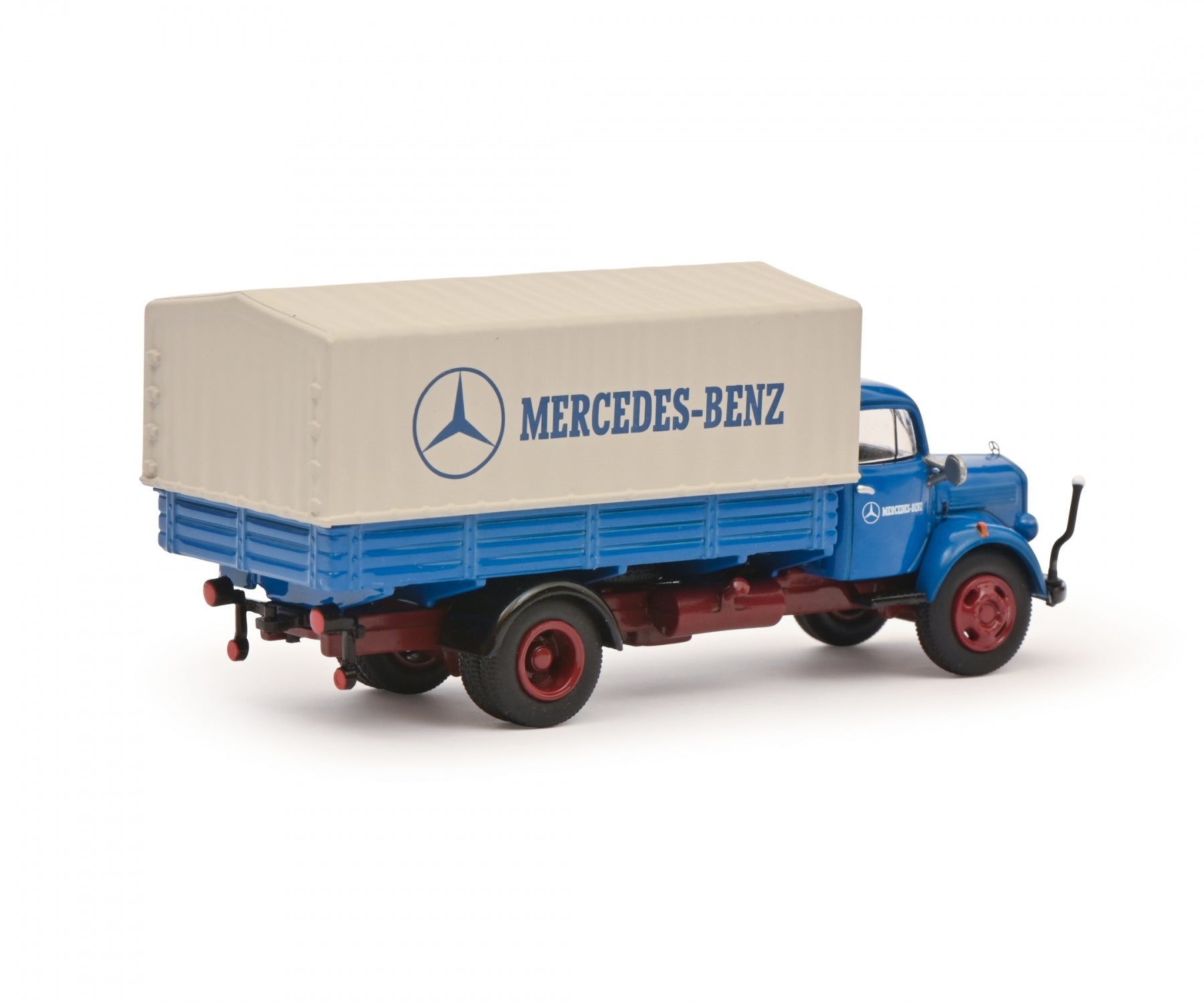 Schuco 1:87 Mercedes-Benz L3500 flatbed truck with tarpaulin 452667900