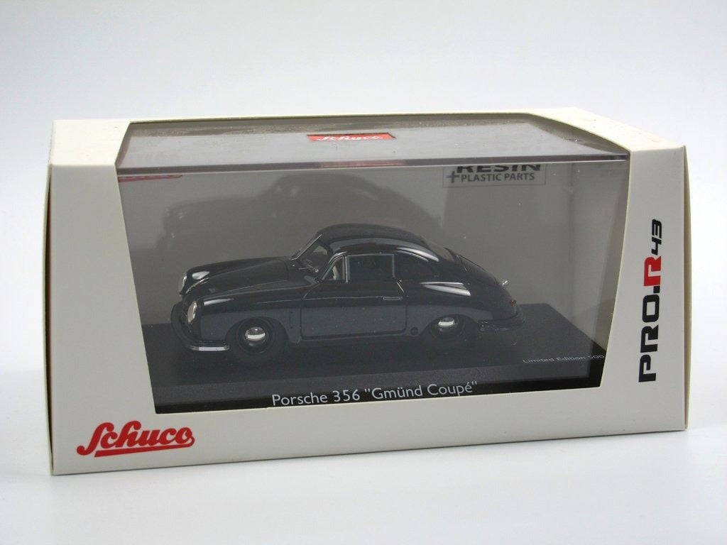 Schuco 1/43 Porsche 356 Gmund Coupe black 450879900