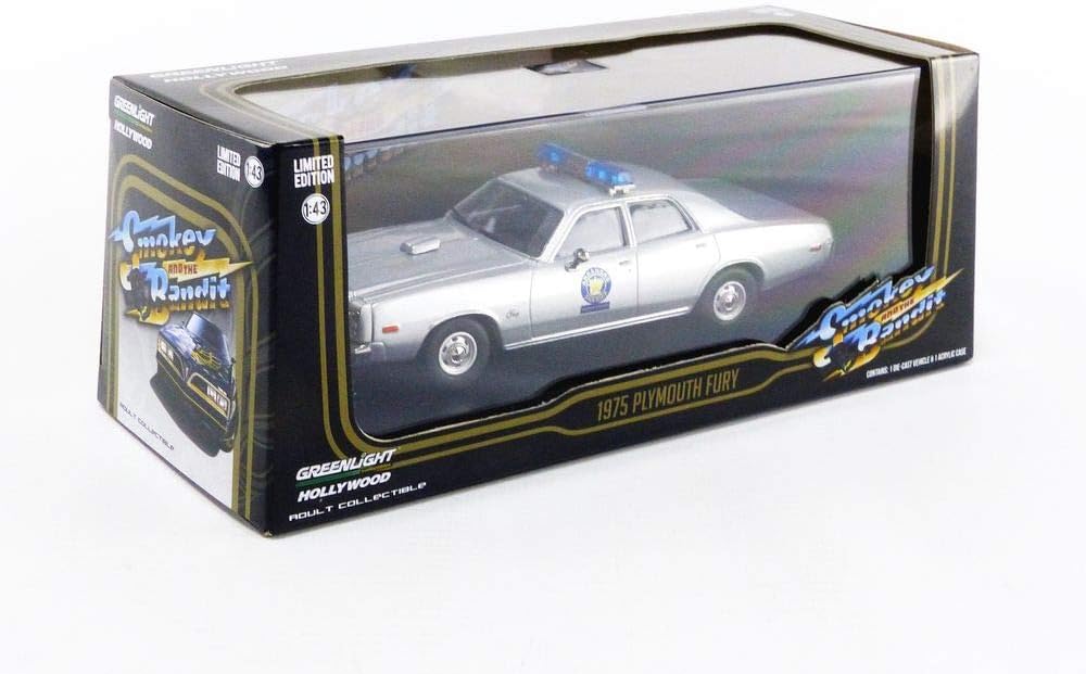 GreenLight 1:43 Smokey and the Bandit (1977) - 1975 Plymouth Fury Arkansas  Sheriff 86581