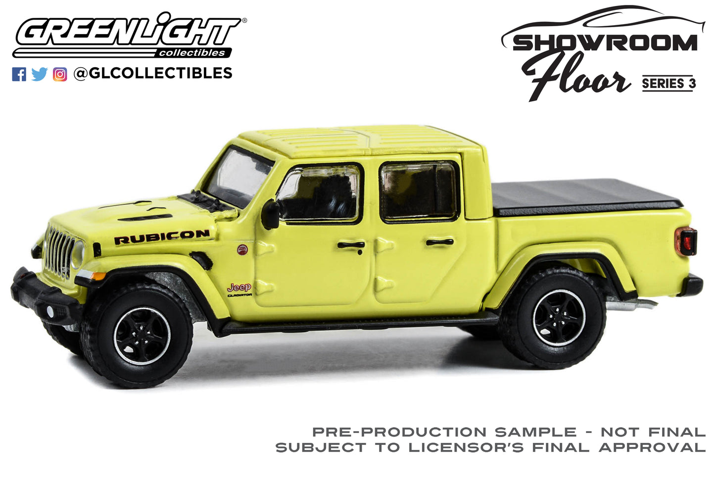 GreenLight 1:64 Showroom Floor Series 3 - 2023 Jeep Gladiator - High Velocity 68030-F