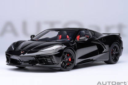 AUTOart 1:18 Chevrolet Corvette C8 Stingray Z51 (Black) 71280