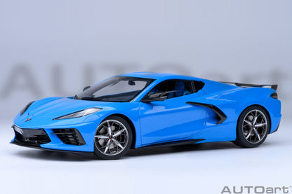 AUTOart 1:18 Chevrolet Corvette C8 Stingray Z51 (Rapid Blue) 71281