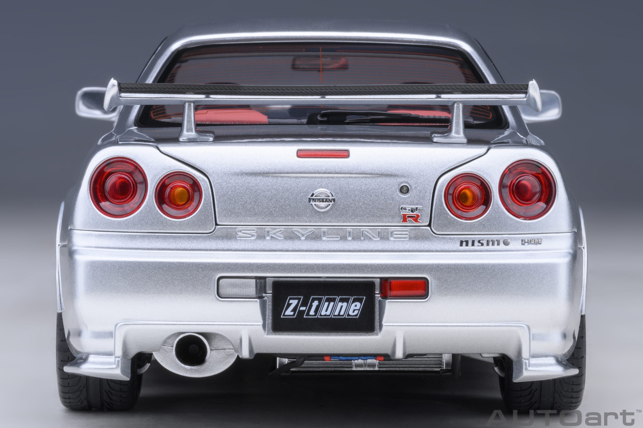 AUTOart 1:18 Nissan Skyline GT-R (R34) Z-tune (Z-tune Silver) 77461 –  YomaCarModel