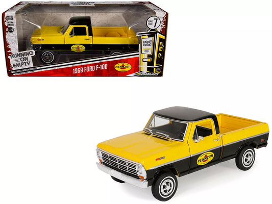 GreenLight 1:24 Running on Empty - 1969 Ford F-100 – Pennzoil 85082