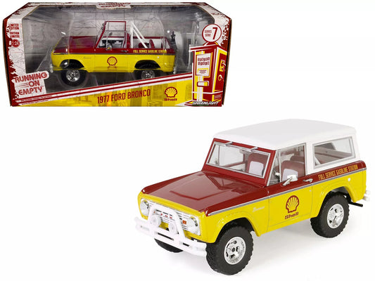 GreenLight 1:24 Running on Empty - 1977 Ford Bronco – Shell Oil 85083