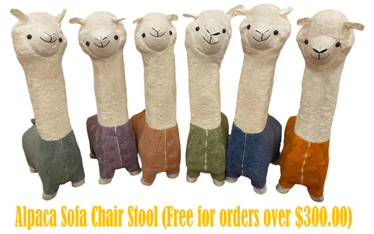 Alpaca Sofa Chair Stool (Free for orders over $300.00)