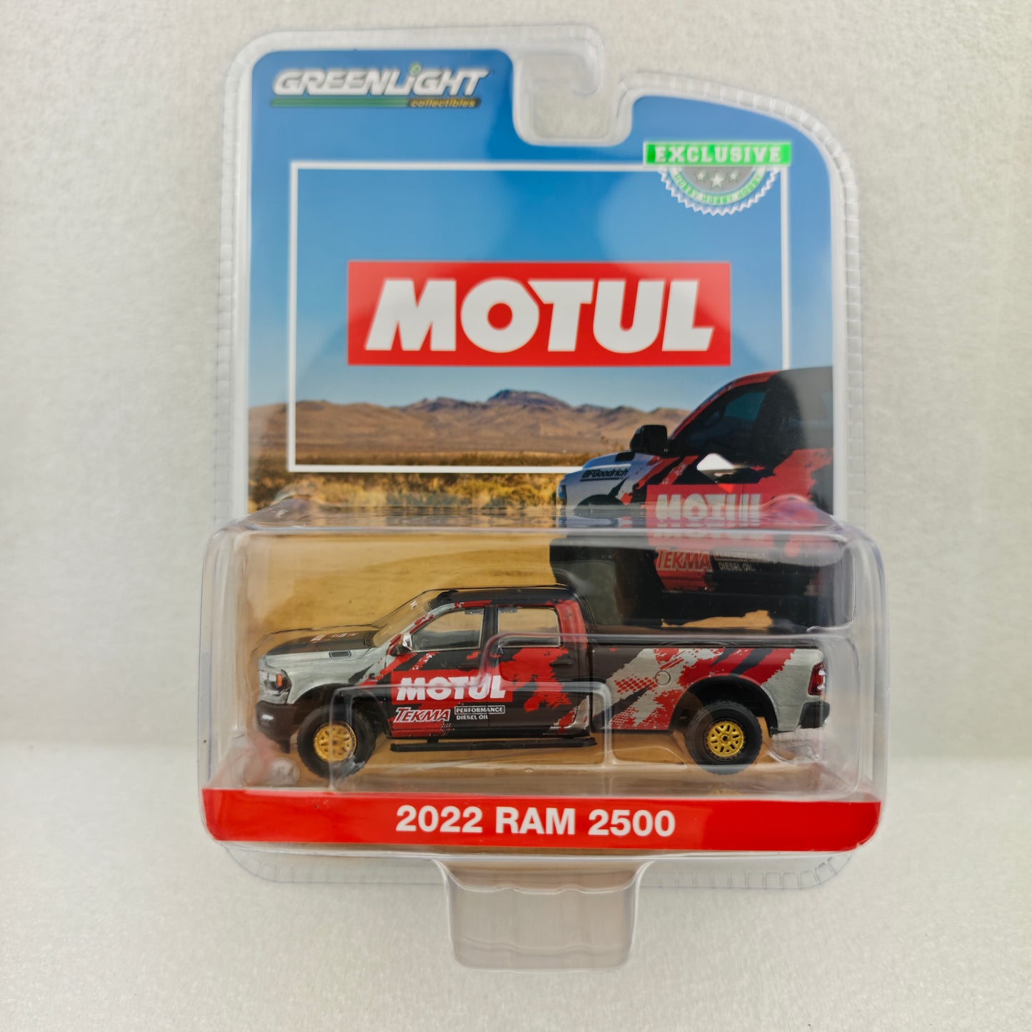 GreenLight Green Machine 1:64 2022 Dodge Ram 2500 - MOTUL Tekma Performance Diesel Oil (Hobby Exclusive) 30489