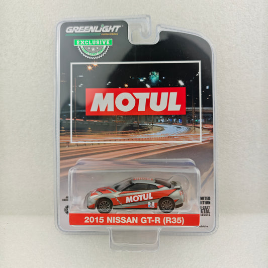 GreenLight Green Machine 1:64 2015 Nissan GT-R (R35) - MOTUL (Hobby Exclusive) 30490