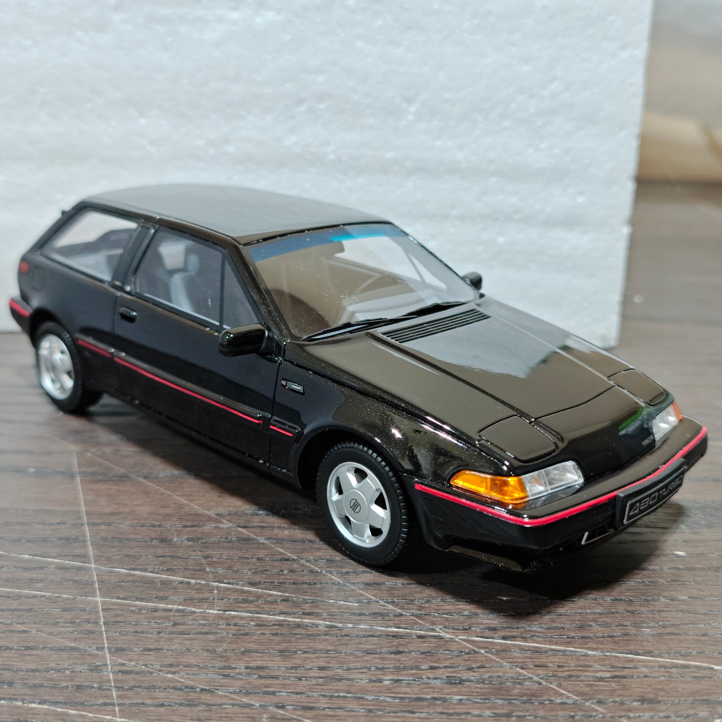 OTTO 1:18 Volvo 480 Turbo 1989 Black OT740 (Damaged / Clearance Final Sale)