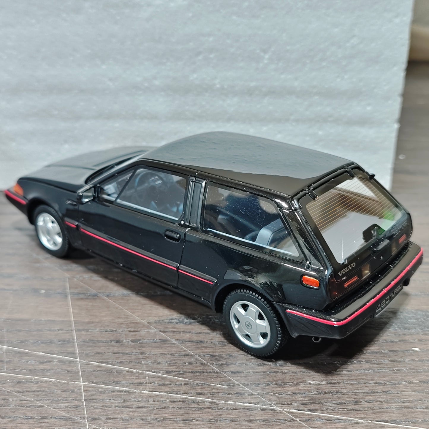 OTTO 1:18 Volvo 480 Turbo 1989 Black OT740 (Damaged / Clearance Final Sale)