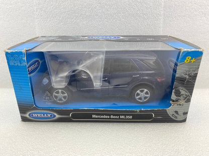 Welly 1:24 Mercedes-Benz ML350 Blue 22480W (Clearance Final Sale)