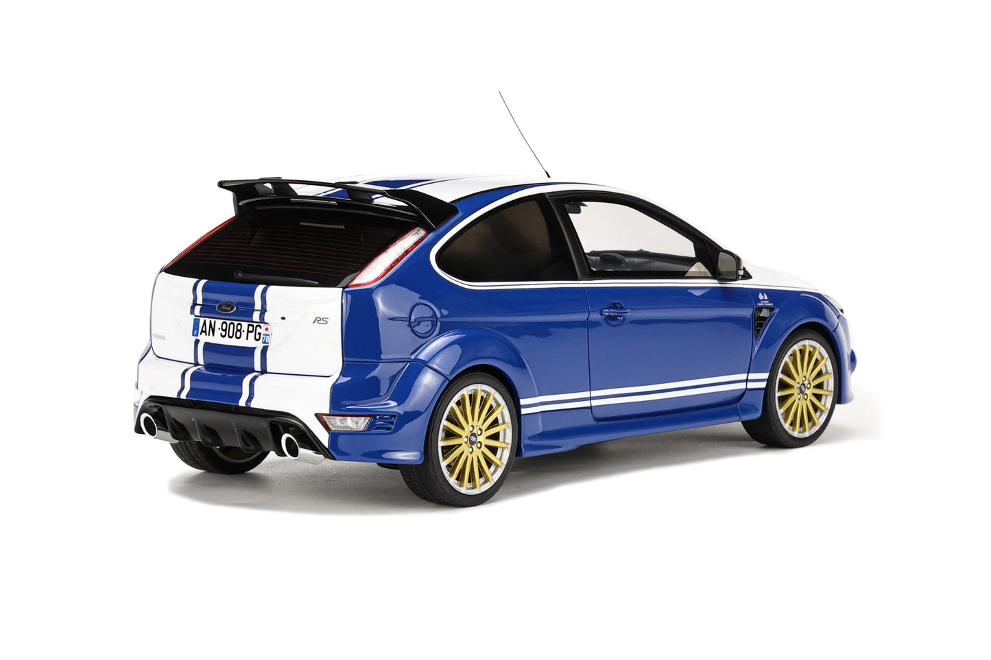 OTTO 1:18 Ford Focus Rs MK2 Le Mans 2010 Blue OT1010