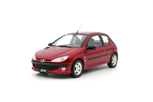 OTTO 1:18 Peugeot 206 S16 1999 Rouge Lucifer EKQ OT1039