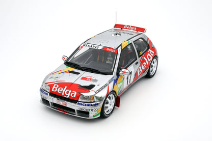 OTTO 1:18 Renault Clio Maxi Kit Car Belga 1995 Ypres Rally #17 B.Munster OT1058