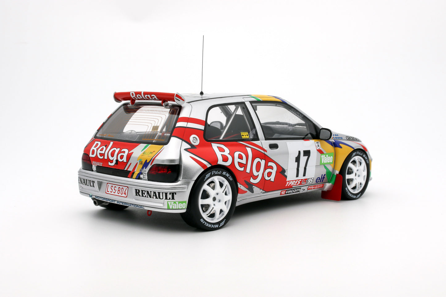 OTTO 1:18 Renault Clio Maxi Kit Car Belga 1995 Ypres Rally #17 B.Munster OT1058