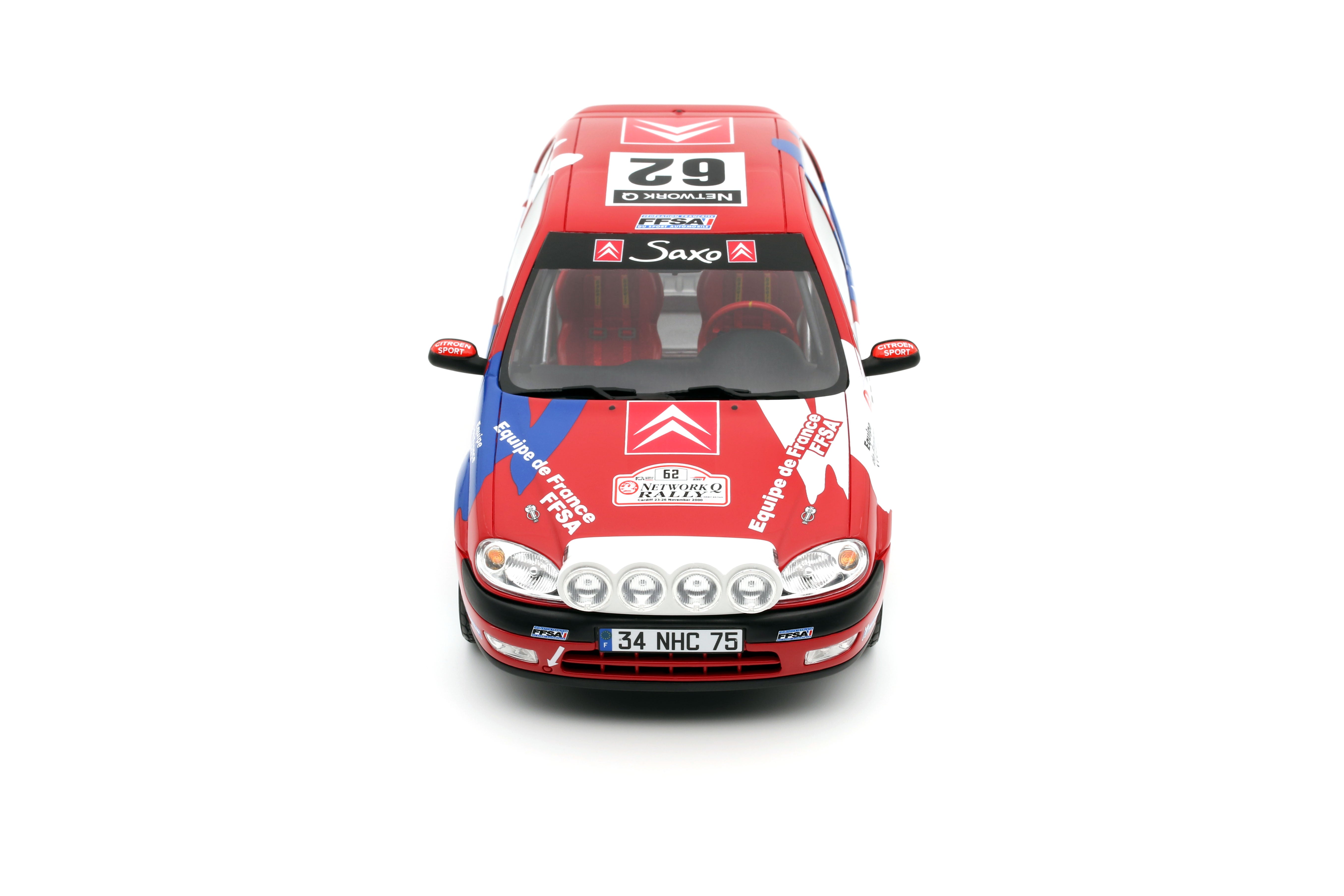 OTTO 1:18 Citroen Saxo Vts S.Loeb #62 Rac Rally 2000 OT978