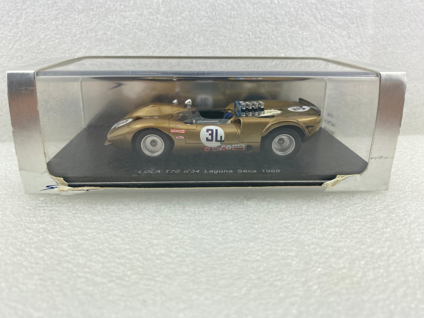 Spark 1:43 Lola T70 #34 G.Former Laguna Seca 1968 S1140