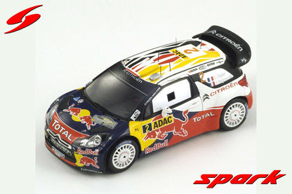 Spark 1:43 Citroen DS3 WRC #2 Ogier/Ingrassia - Winner German Rally 2011 S3322