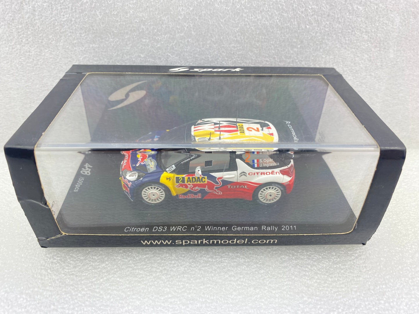 Spark 1:43 Citroen DS3 WRC #2 Ogier/Ingrassia - Winner German Rally 2011 S3322