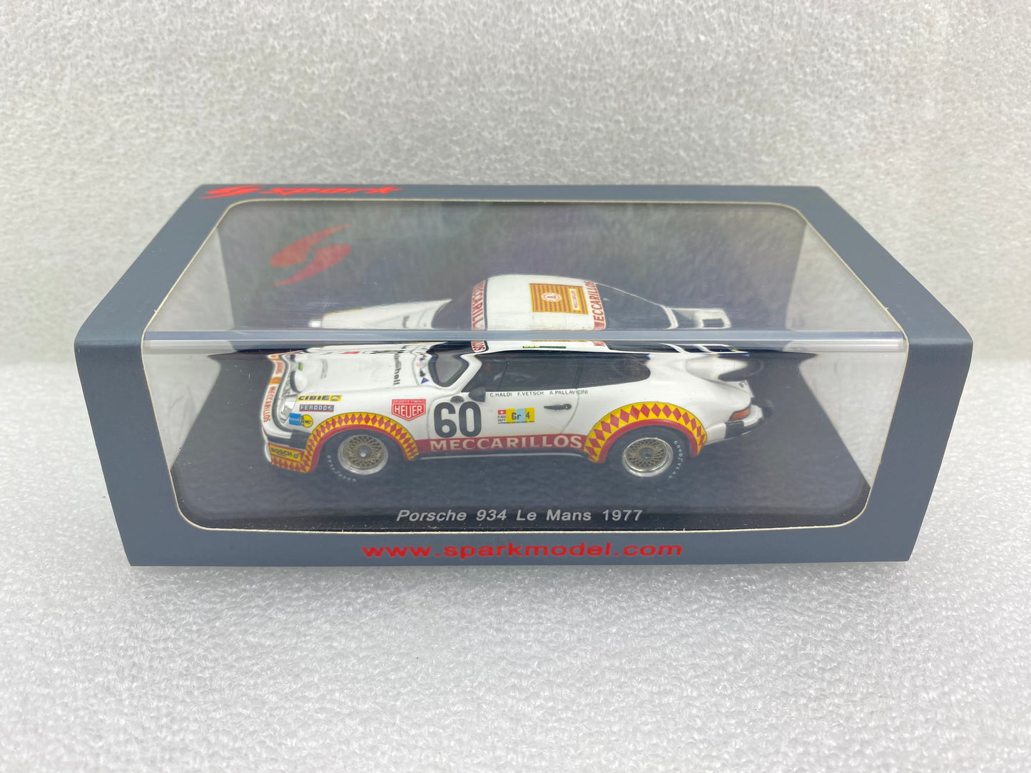 Spark 1:43 Porsche 934 #60 C.Haldi/F.Vetsch/A.Pallavicini - Le Mans 1977 S4751