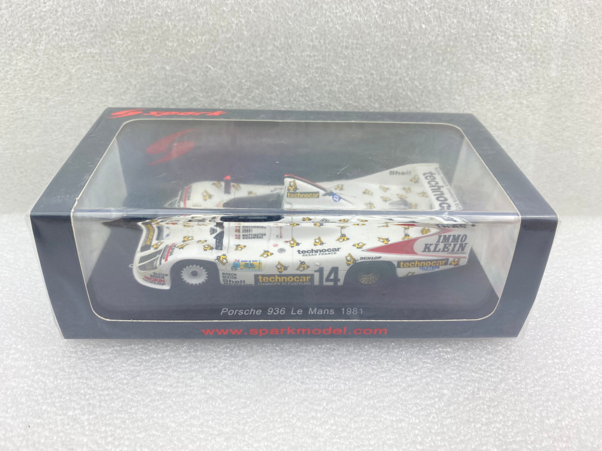 Spark 1:43 Porsche 908/80 #14 D.Whittington/R.Joest/K.Niedzwiedz Le Mans  1981 S5502