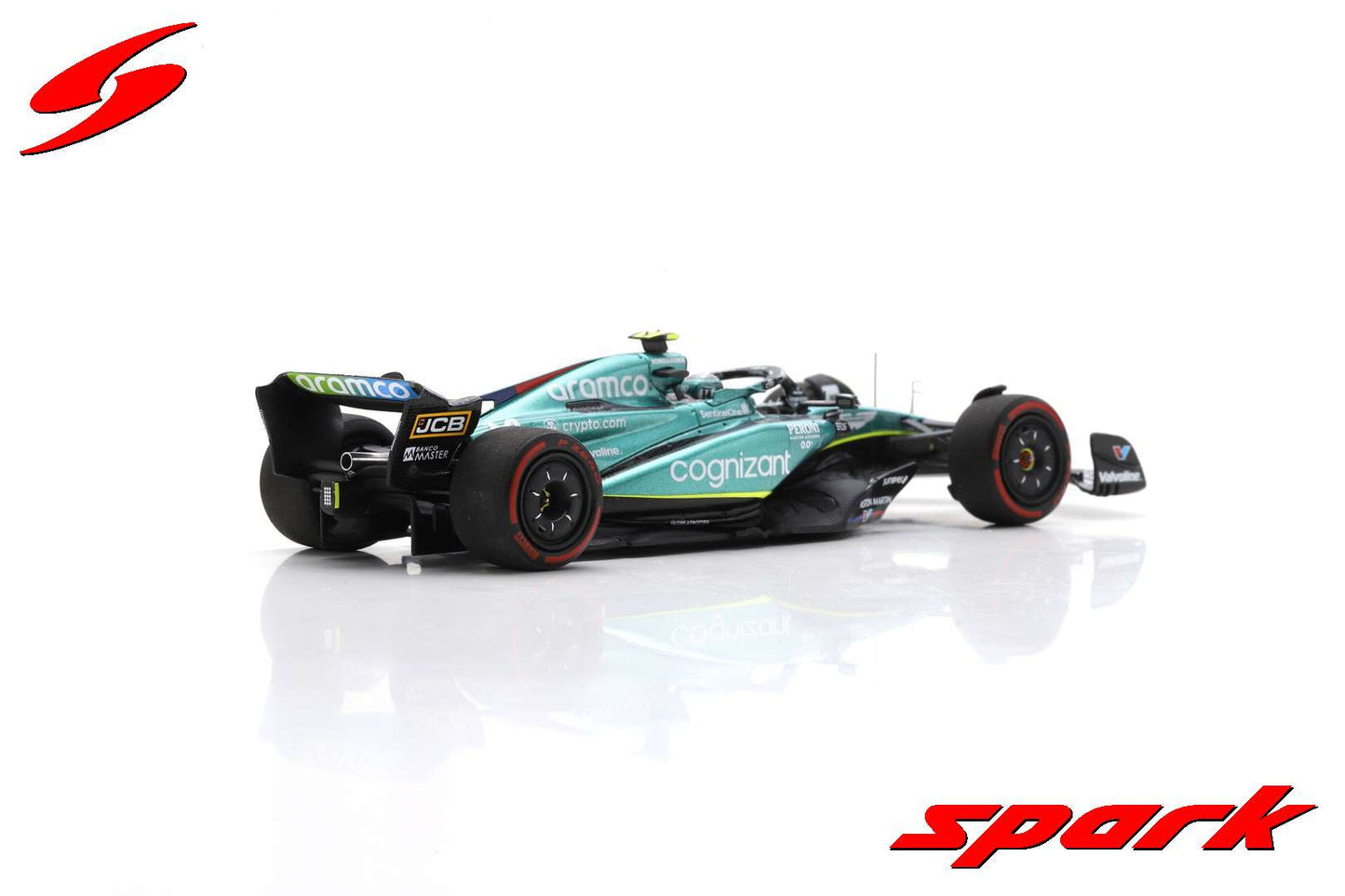 Spark 1:43 Aston Martin AMR23 Aston Martin Aramco Cognizant F1 Team 7th British GP 2023 #14 Fernando Alonso S8595