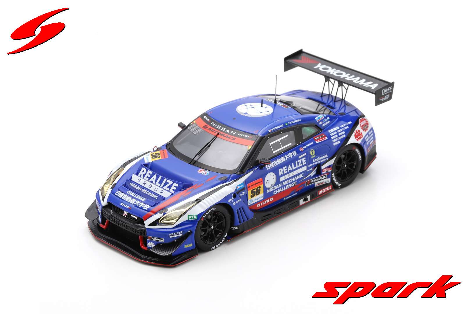 Spark 1:43 Realize Nissan Mechanic Challenge GT-R #56 Kondo Racing SGT050