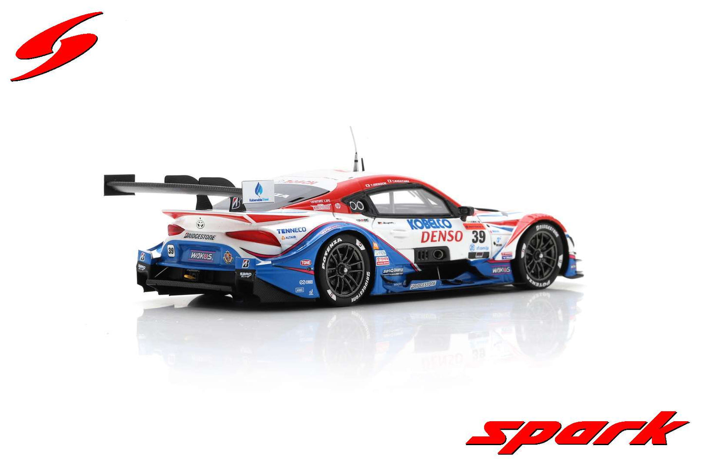 Spark 1:43 DENSO KOBELCO SARD Toyota GR Supra No.39 TGR TEAM SARD GT500 SUPER GT 2023 Yuhi Sekiguchi - Yuichi Nakayama SGT063