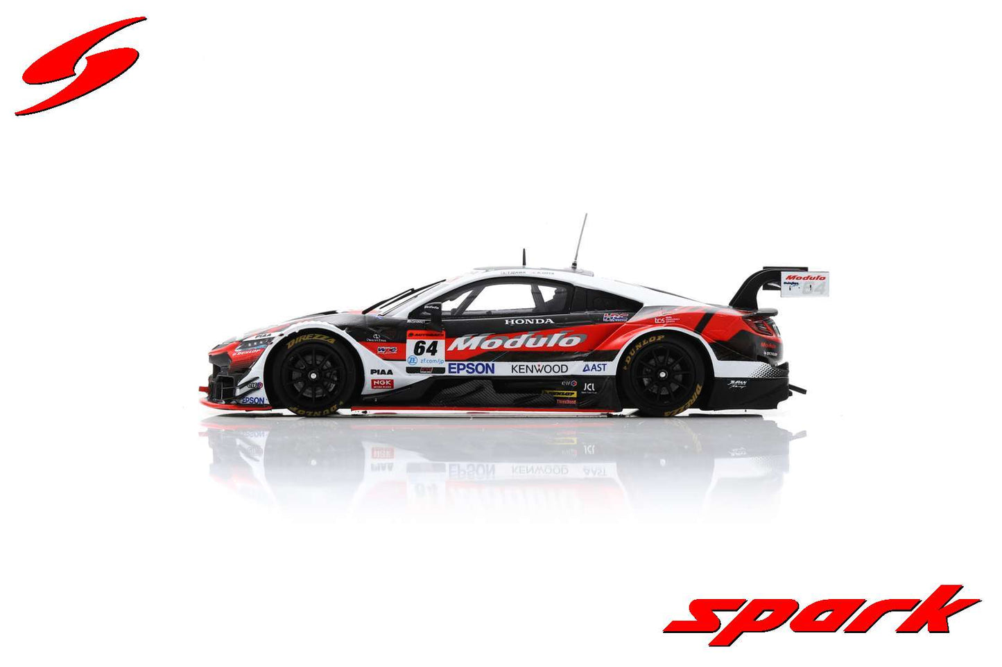 Spark 1:43 Modulo Honda NSX-GT No.64 Modulo Nakajima Racing GT500 SUPER GT 2023 Takuya Izawa - Kakunoshin Ota SGT064