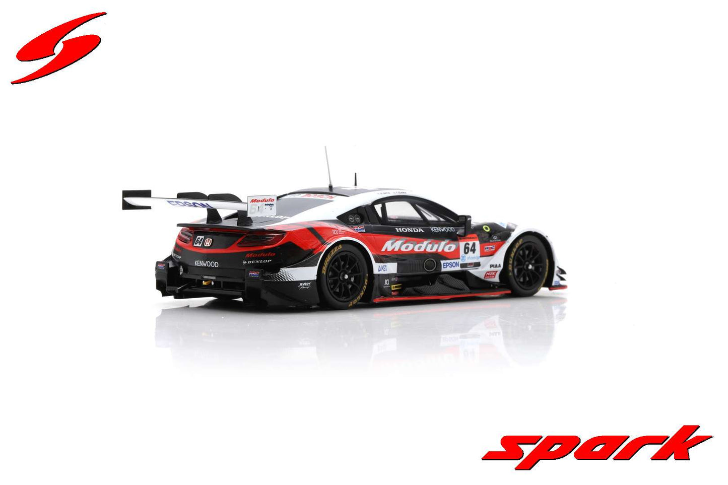 Spark 1:43 Modulo Honda NSX-GT No.64 Modulo Nakajima Racing GT500 SUPER GT 2023 Takuya Izawa - Kakunoshin Ota SGT064