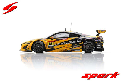 Spark 1:43 UPGARAGE Honda NSX GT3 No.18 TEAM UPGARAGE GT300  SUPER GT 2023 Takashi Kobayashi - Syun Koide SGT073