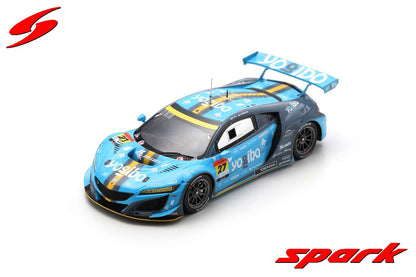 Spark 1:43 Yogibo Honda NSX GT3 No.27 Yogibo Racing GT300 SUPER GT 2023 Yugo Iwasawa - Reimei Ito SGT077